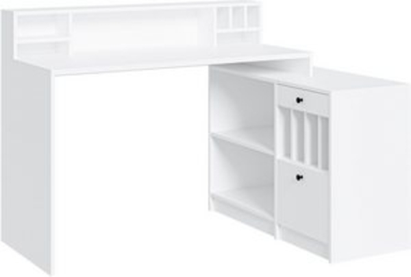 Home affaire Eckschreibtisch Licia, Breite 140 cm, mit viel Stauraum, im Landhausstil Bild 6