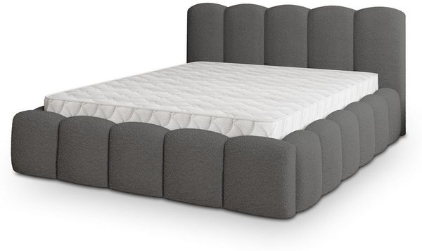 Masseno Boxbett FALINA 160x200 cm grau