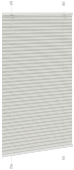 vidaXL Plissee Hellgrau 75x150 cm Stoffbreite 74,4 cm Polyester 4015342 Bild 3