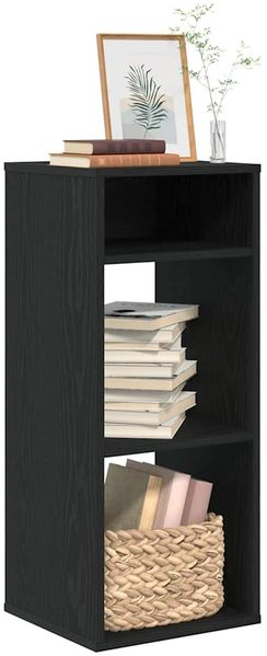vidaXL Bücherregal Schwarz 34x31x80 cm Holzwerkstoff 860275