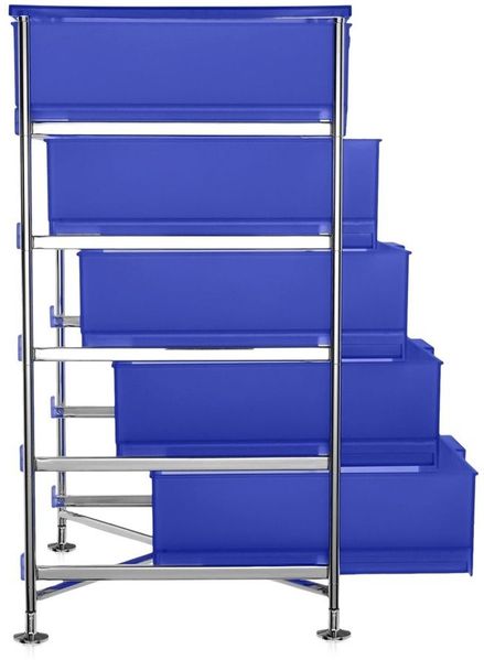 Kartell Mobil Aufbewahrungsschrank Stahl/Verchromt Bild 2
