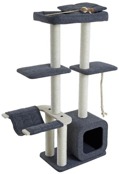 Kratzbaum Katzenbaum Katzenkratzbaum Kletterbaum Spielbaum für Katzen 140 cm XXL