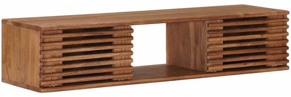 vidaXL TV-Schränk mit Speicher mit Tür Natur 105 x 30 x 22,5 cm 42020065