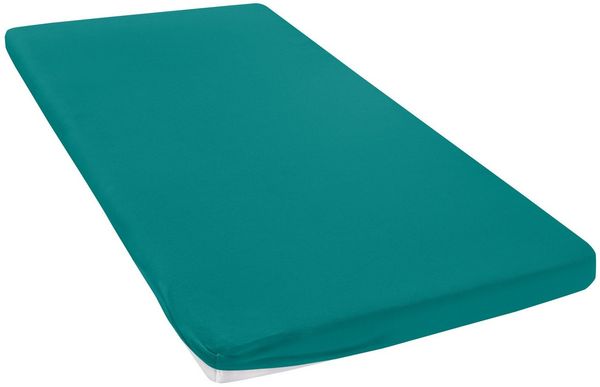 OTTO home Spannbettlaken Topper Basic, in Gr. 90x200, 140x200 oder 180x200 cm, Microfaser-Jersey, Gummizug: rundum, (1 Stück), Baumwolle, Matratzen bis 8 cm Höhe, Bettlaken, Spannbetttuch, Laken