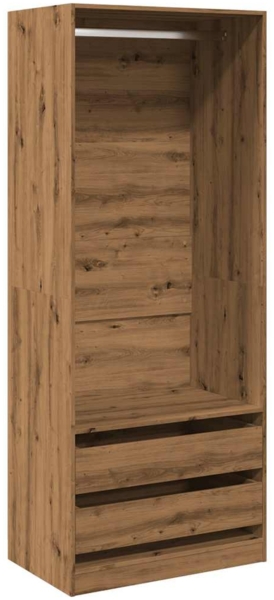 vidaXL Kleiderschrank Artisan-Eiche 80x50x200 cm Holzwerkstoff 3307755