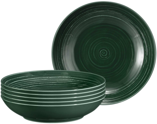Seltmann Weiden Terra Suppenteller ø 21,2 cm moosgrün 6er Set