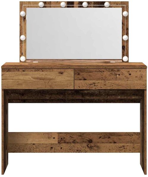 vidaXL Schminktisch Altholz 100 x 40 x 120 cm Holzwerkstoff 868860 Bild 5
