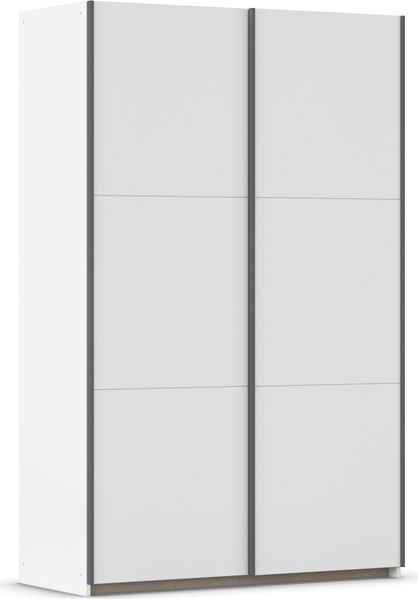 rauch Kleiderschrank, Schwebetürenschrank KRONACH, 2-türig, Alpinweiß, 131 x 210 x 59 cm Bild 3