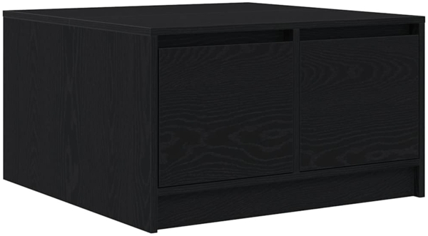 vidaXL Couchtisch mit Schubladen Schwarz Eichen-Optik 70,5x70x40 cm 3328409