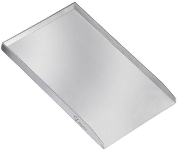 BBQ-Toro Grillplatte Edelstahl Grillpfanne, 32,5x49 cm, BBQ Plancha, Grillblech (1-St), Einfache Reinigung