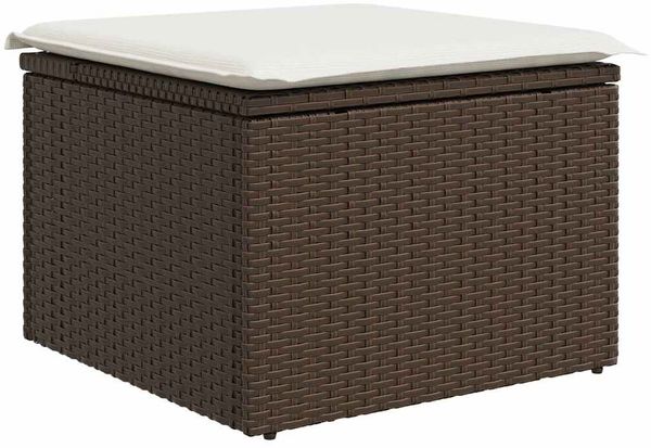 vidaXL Gartensofa-set Braun Poly-Rattan 3345788 Bild 7