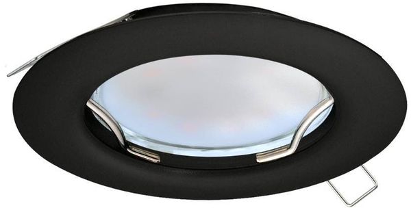 Eglo 900753 Einbauleuchte PENETO GU10 1X2,8W Stahl schwarz Ø7. 8cm dimmbar