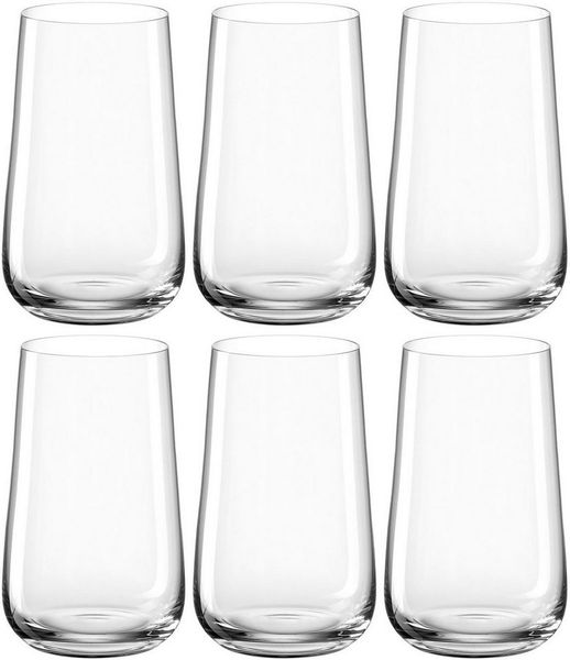 LEONARDO Longdrinkglas BRUNELLI, Glas, Kristallglas, 530 ml, 6-teilig