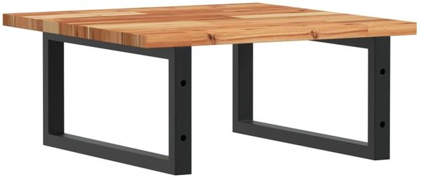 vidaXL Waschbeckenregal Wandmontage Stahl und Akazienholz 3302769 Bild 6
