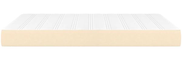 vidaXL Taschenfederkernmatratze Mittel Creme 140x200x20 cm Stoff 347799 Bild 4
