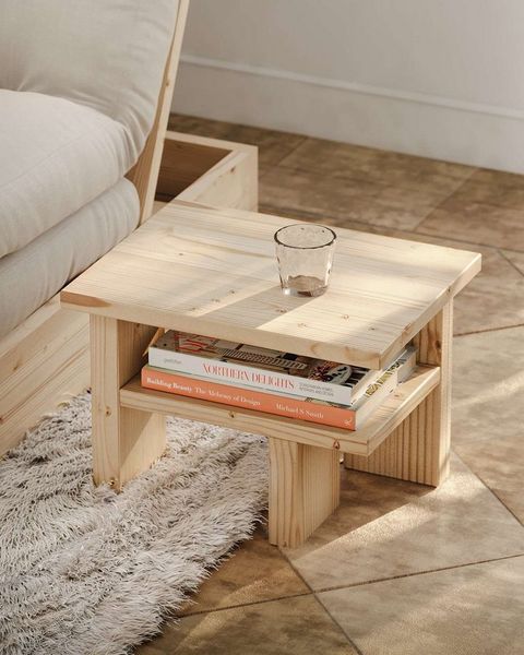 Karup Design Beistelltisch Japan Side Table, kompakt, stilvoll, funktional, Made in Europe, vielseitig einsetzbar, aus massivem FSC®-zertifiziertes Massivholz