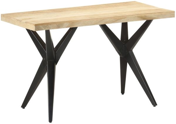 vidaXL Esstisch 120x60x76 cm Massivholz Mango 323560