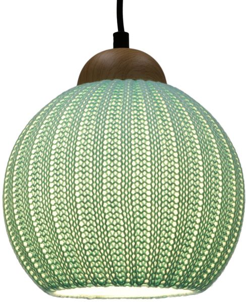 Guru-Shop Deckenleuchten Moderne Deckenleuchte aus gestrickter Baumwolle., Leuchtmittel nicht inklusive