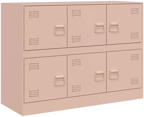 Sideboard, Kommode Rosa 99x39x73 cm Stahl j2500p