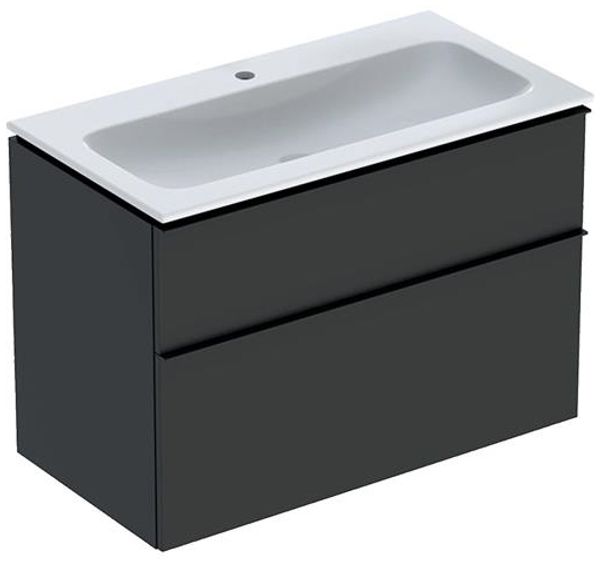Möbelset iCon schmal 2 Schubladen 90x63 lava