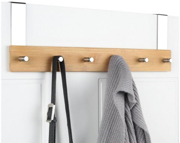 HTI-Living Garderobenleiste Wohnaccessoires Türgarderobe aus Holz (1 St, 1 Türgarderobe), Garderobe