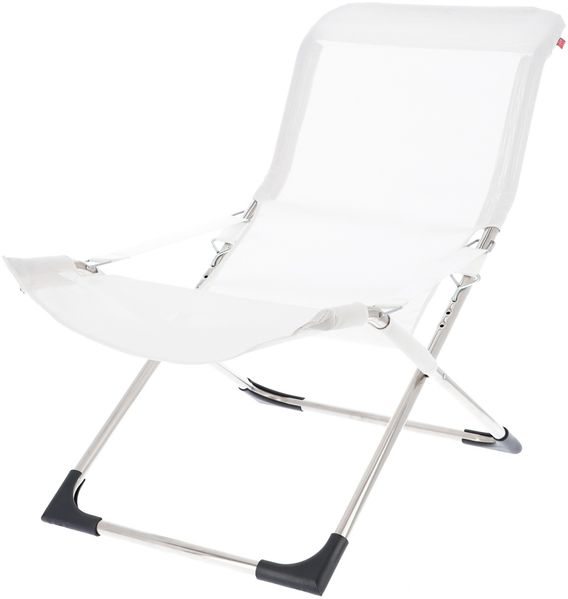 Sessel Fiesta aus Aluminium, Weiß