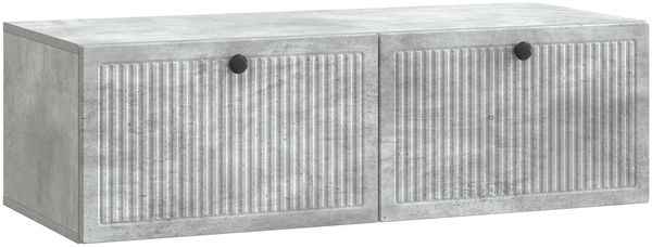 vidaXL Wandmontierter TV-Schrank Betongrau 98 x 41 x 30 cm 898018