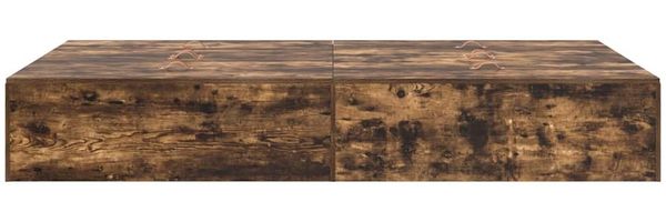 vidaXL Aufbewahrungsbettgestell Geräucherte Eiche 120 x 200 cm 3335369 Bild 7