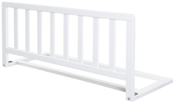 roba Bettschutzgitter 90 cm aus Holz - Sicherer Rausfallschutz - ab 18 Monaten - Höhe 38 cm - Weiß