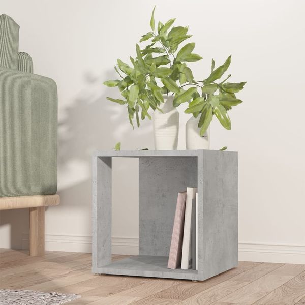 vidaXL Beistelltisch Betongrau 33x33x34,5 cm Holzwerkstoff 809012