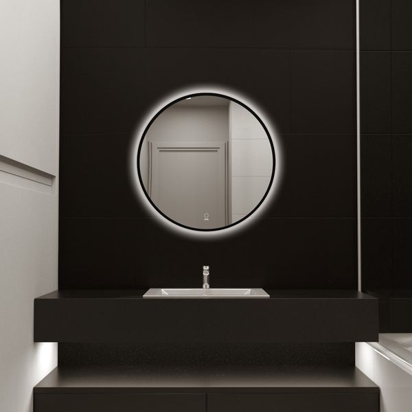 HOME DELUXE LED-Spiegel Rund DUBI - 60 cm