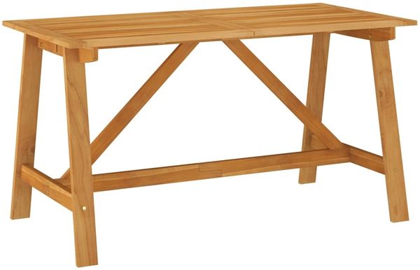 vidaXL Garten-Esstisch 140x70x73,5 cm Akazie Massivholz 312406