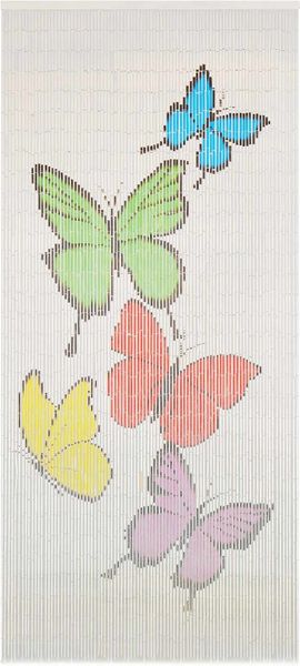 vidaXL Insektenschutz Türvorhang Bambus 90 x 200 cm 45738