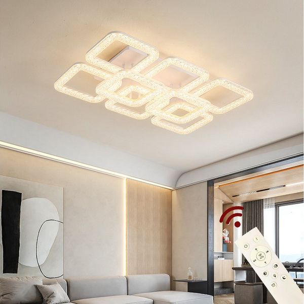 Eurohandisplay LED Deckenleuchte LED Deckenlampe Lampe Fernbedienung Lichtfarbe/Helligkeit einstellbar, LED fest integriert, Einstellbar, Mit Fernbedienung Lichtfarbe und Helligkeit einstellbar
