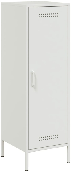 vidaXL Highboard Weiß 36x39x113 cm Stahl 843011