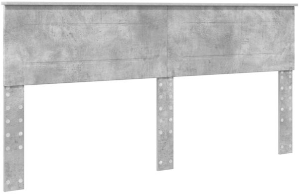 vidaXL Aufbewahrungsbett Beton Grau 180x200 cm Holzwerkstoff 3408434 Bild 6