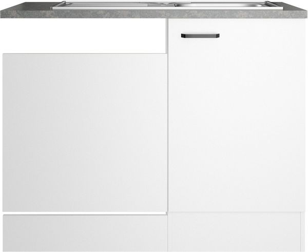 OPTIFIT Spülenschrank OPTImulti Breite 110 cm, mit 1 Tür u. Blende f. Geschirrspüler, Einbauspüle