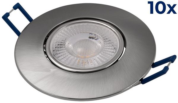 LED-Einbauleuchte McShine ''EL-313'' 4,5W, 450Lumen, 3000K, warmweiß, 10er-Pack