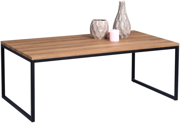 Couchtisch Jülich 2 / Jakarta 2, Holzfarben, 110 x 43 x 60 cm