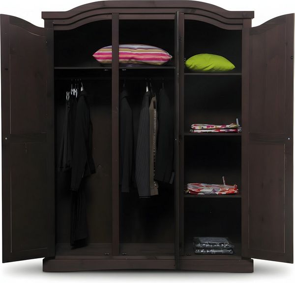 ebuy24 Kleiderschrank Rico Kleiderschrank 3-türig Breite 152 cm, Höhe 19 (1-St)
