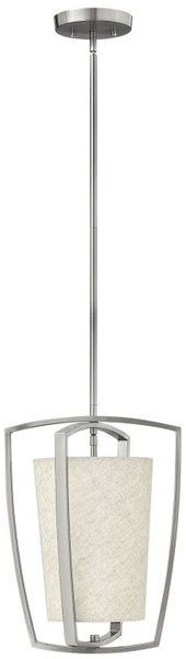 Elstead Lighting Hängeleuchte Blakely, gebürstetes Nickel, 1 Lampe