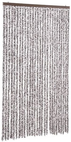 vidaXL Insektenschutz-Vorhang Braun und Beige 118x220 cm Chenille 315131 Bild 2
