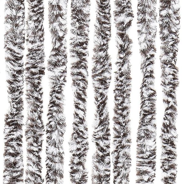 vidaXL Insektenschutz-Vorhang Braun und Beige 118x220 cm Chenille 315131 Bild 6