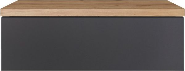 KOMTO Wandregal mit Schublade Monaco - Nachttisch Hängend Wandmontage, 1-tlg.