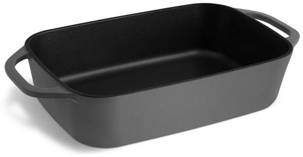 Springlane Auflaufform aus Gusseisen, in verschiedenen Farben – Emaillierte Lasagneform, Gusseisen, Robust, emailliert, für alle Herdarten geeignet