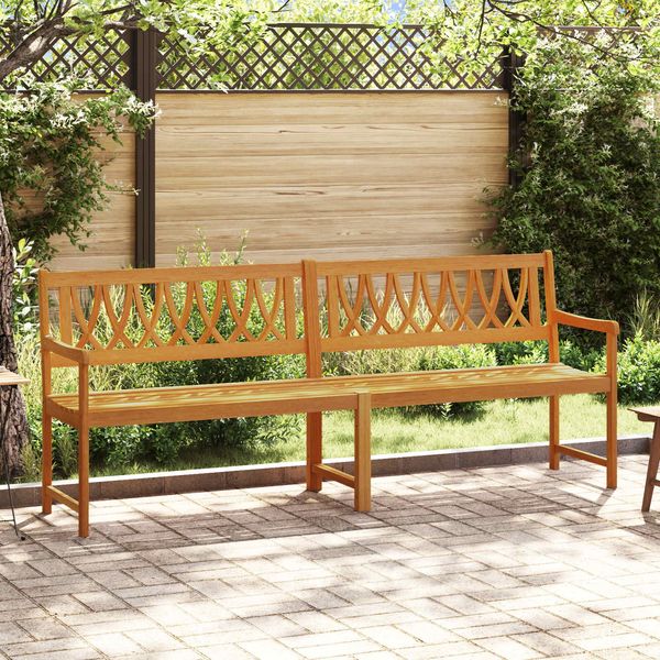 vidaXL Bank Outdoor Natur 220 x 55,5 x 90 cm Massivholz Akazie 42028085