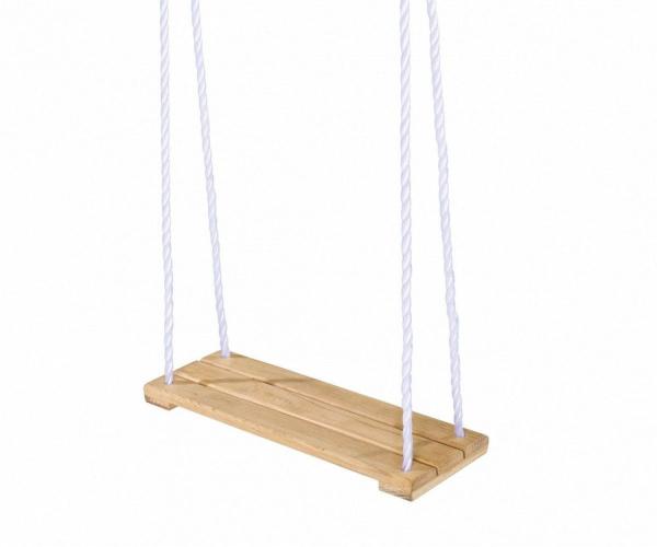 Eichhorn 4503 'Brettschaukel' 40x14 cm, ab 3 Jahren, bis 60 kg belastbar, höhenverstellbar, natur