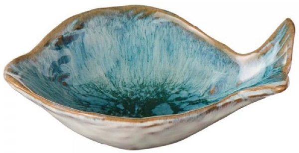 Ib Laursen Schüssel Ib Laursen Schale Ocean Fisch Keramik (10,7cm)
