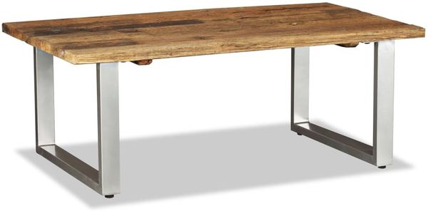 Couchtisch, Massivholz recycelt, 100 x 60 x 38 cm
