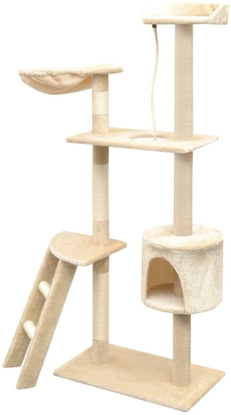 vidaXL Katzen-Kratzbaum Sisal 150 cm Beige 170487
